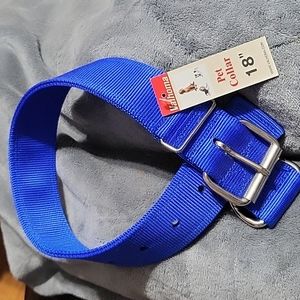 Valhoma pet collar with custom embroidery